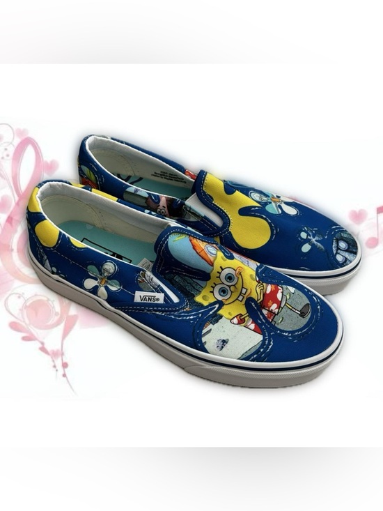 Vans Shoes - spongebob “alohabob” slip-on vans